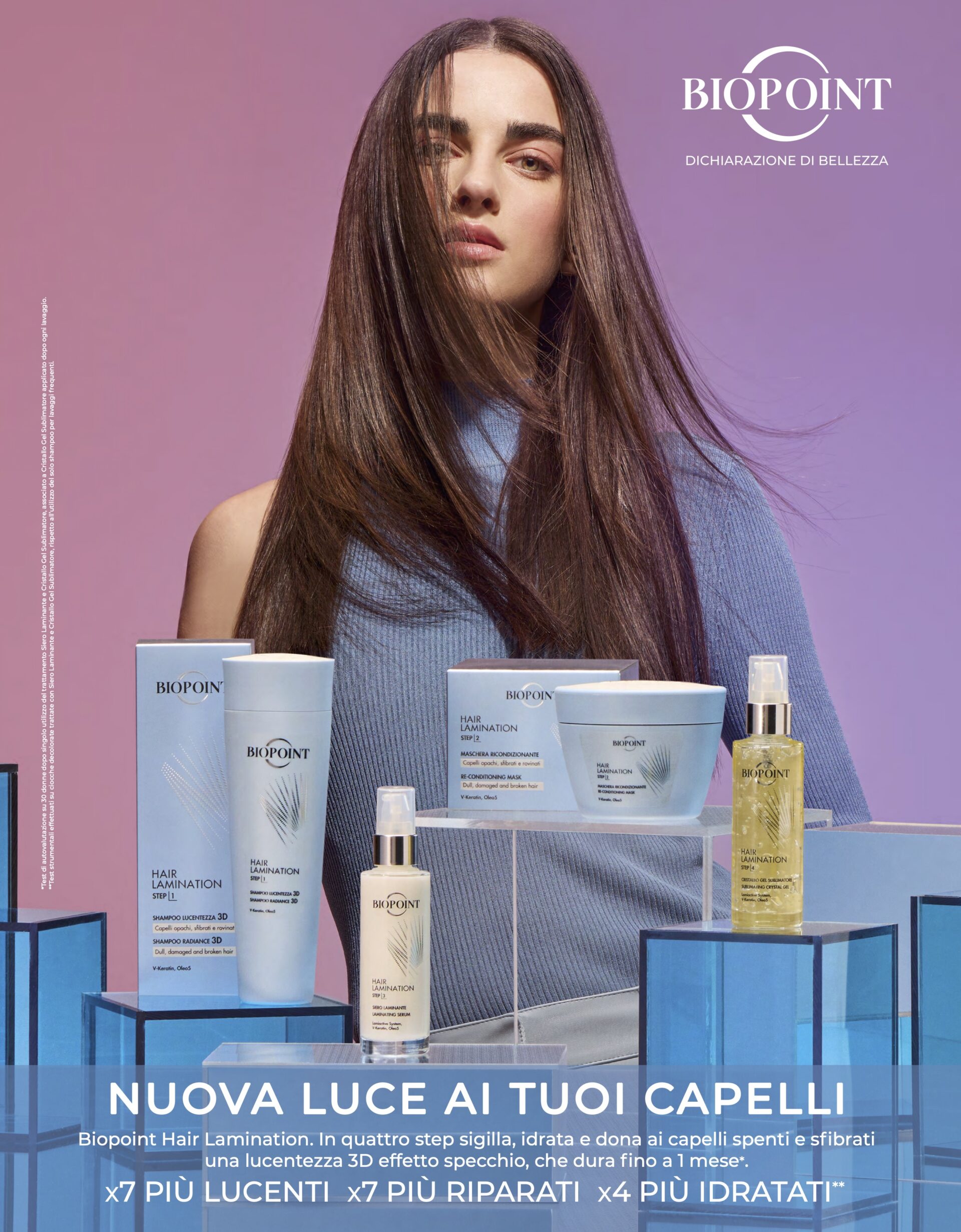 New brightness for your hair with Biopoint Hair Lamination and InTesta ...